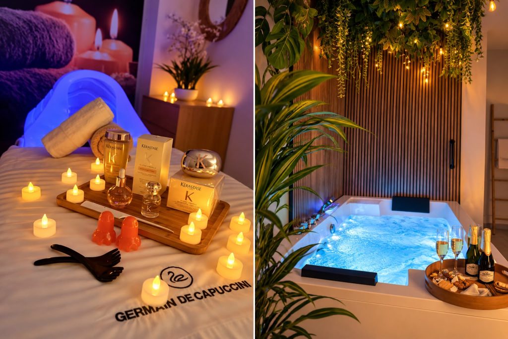 Ritual 4 Manos Exclusive con jacuzzi, cava y degustación en Glam Spa Badajoz